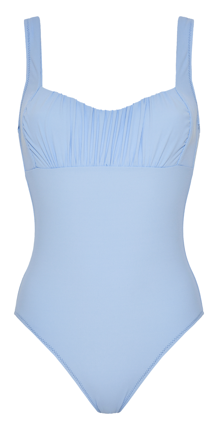 The Ruched One-Piece | STRETCH RIB