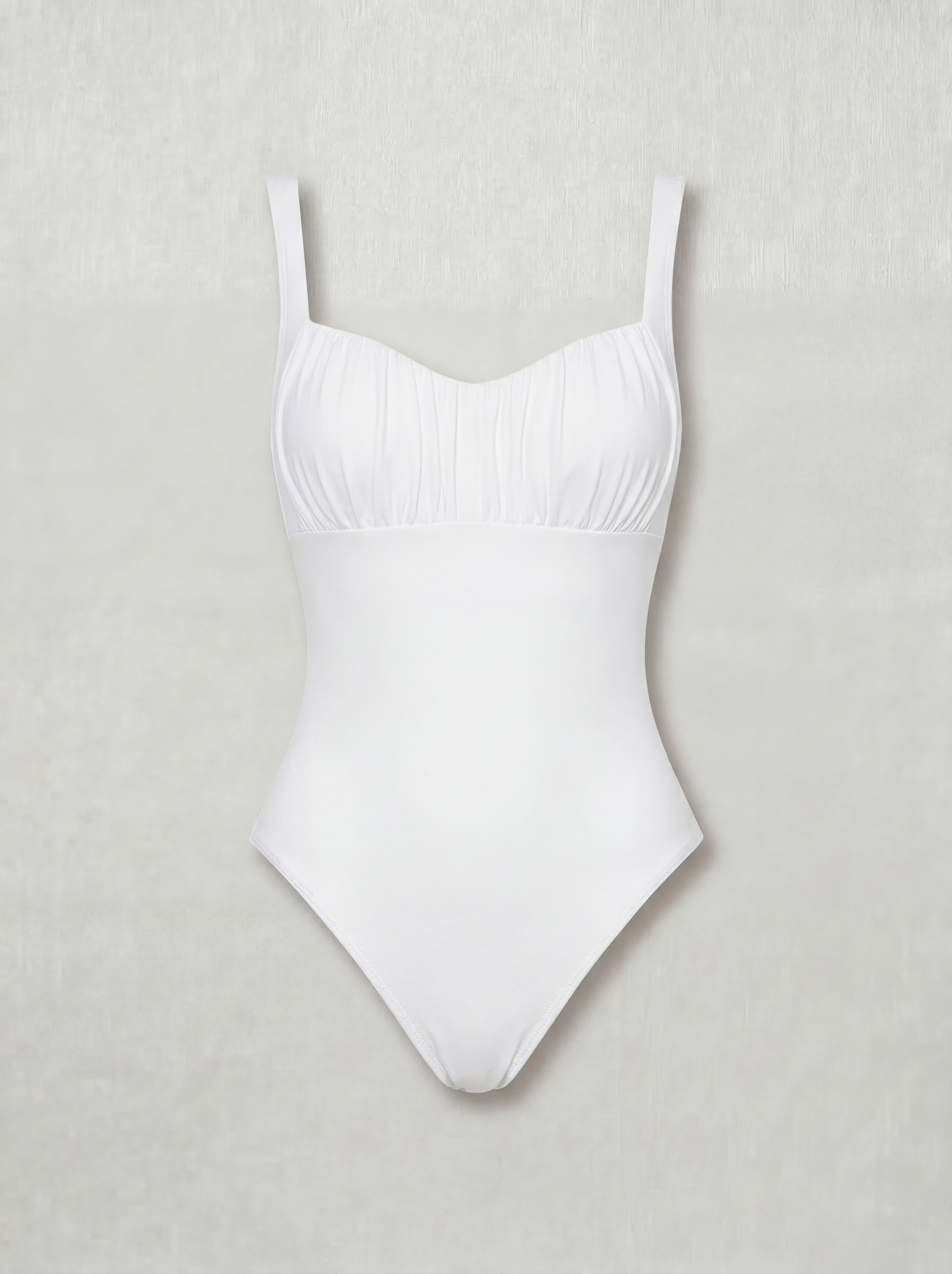 The Ruched One-Piece | STRETCH RIB
